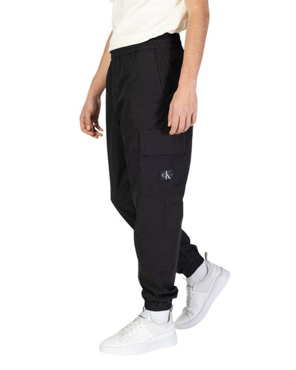 Calvin Klein Jeans Black Cotton Joggers (Workout Pants)