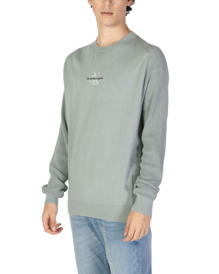 Calvin Klein Jeans Green Cotton Sweatshirt