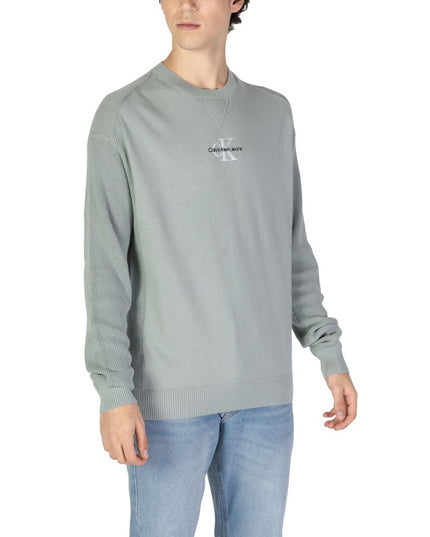 Calvin Klein Jeans Green Cotton Sweatshirt