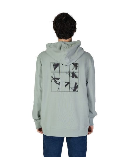Calvin Klein Jeans Green Cotton Hoodie