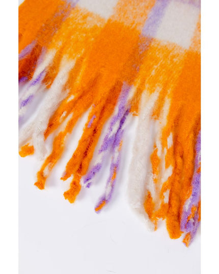 Only Orange Polyester Scarf