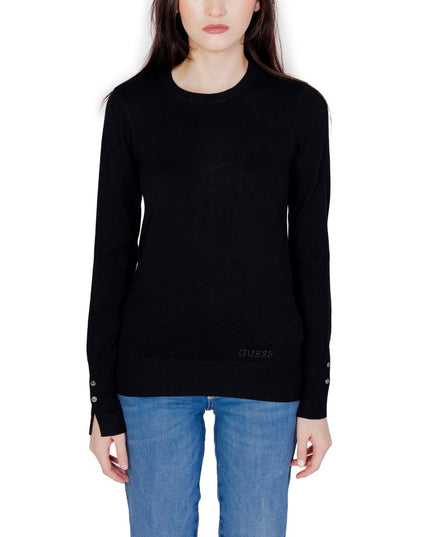 Guess Black Cotton Sweatshirt