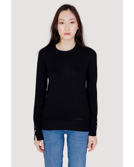 Guess Black Cotton Sweatshirt