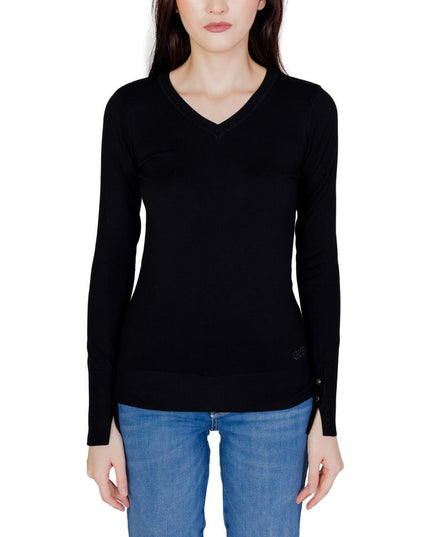 Guess Black Cotton Sweatshirt