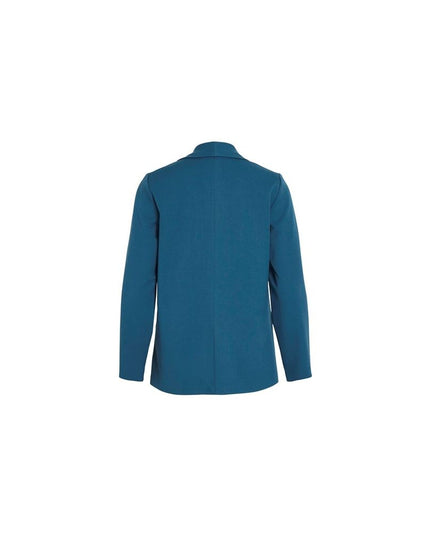 Vila Clothes Blue Polyester Blazer