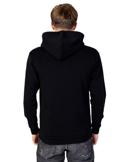 Jack Jones Black Polyester Hoodie