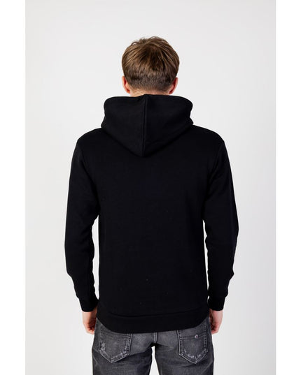 Jack Jones Black Polyester Hoodie