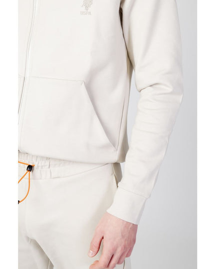 U.S. POLO ASSN. Beige Cotton Hoodie