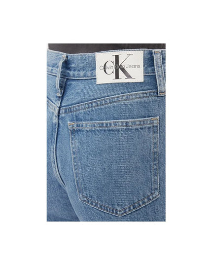 Calvin Klein Jeans Light Blue Cotton Relaxed Fit Jeans