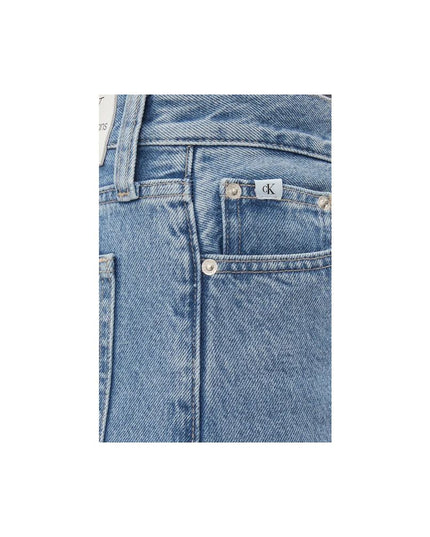 Calvin Klein Jeans Light Blue Cotton Relaxed Fit Jeans