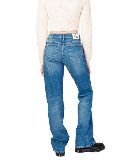 Calvin Klein Jeans Blue Cotton Mom Jeans