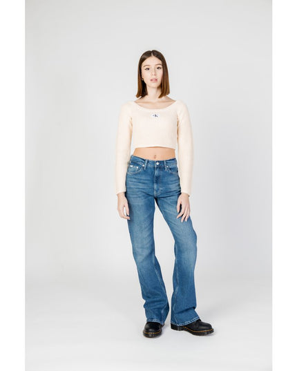 Calvin Klein Jeans Blue Cotton Mom Jeans
