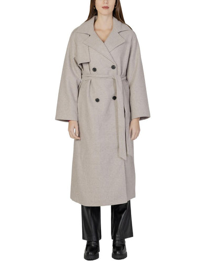 Only Beige Polyester Coat