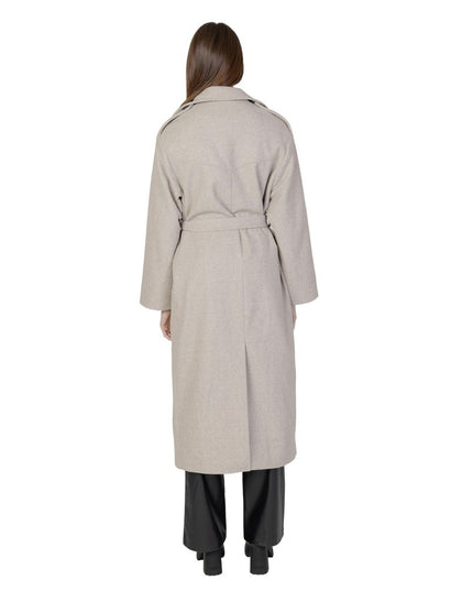 Only Beige Polyester Coat