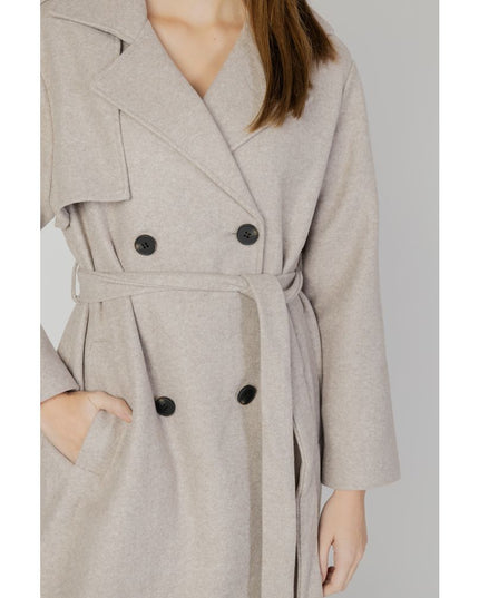 Only Beige Polyester Coat