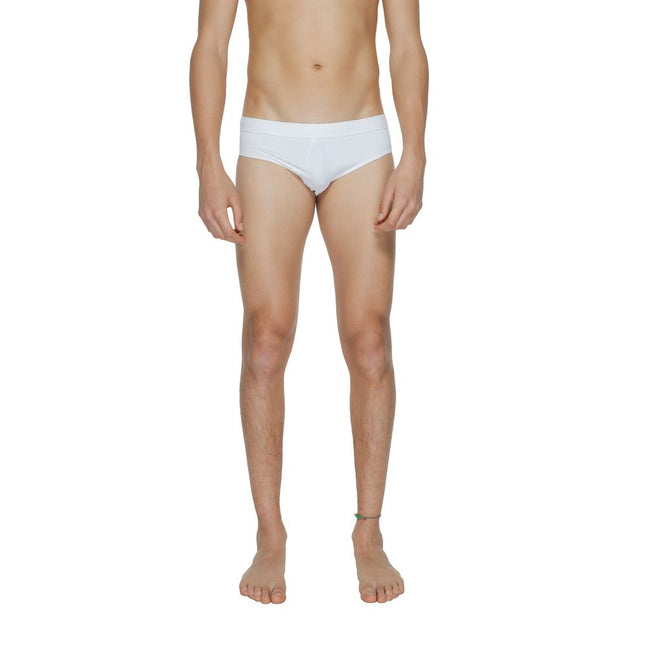 Calvin Klein White Polyamide Swim Briefs
