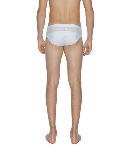 Calvin Klein White Polyamide Swim Briefs