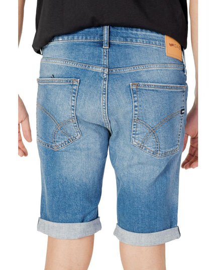 Gas Blue Cotton Bermuda Shorts