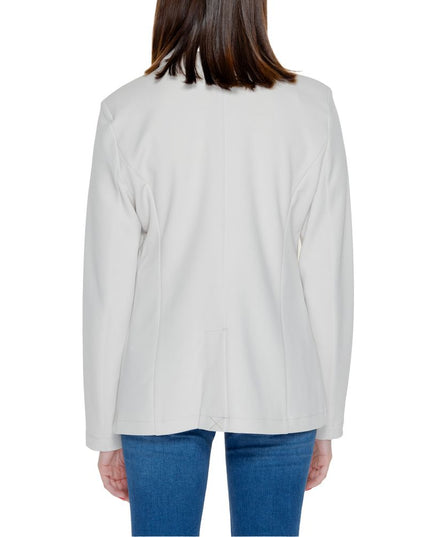 Only Beige Polyester Blazer