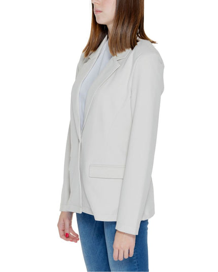 Only Beige Polyester Blazer
