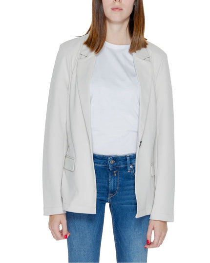 Only Beige Polyester Blazer