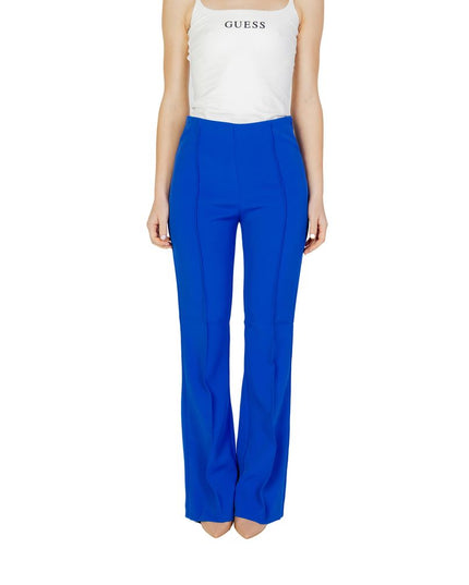 Only Blue Recycled Polyester Flared Pants