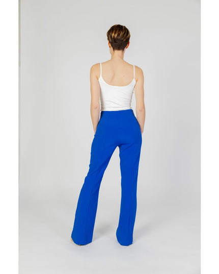 Only Blue Recycled Polyester Flared Pants