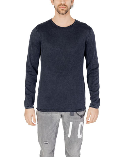 Jack Jones Blue Cotton Sweatshirt