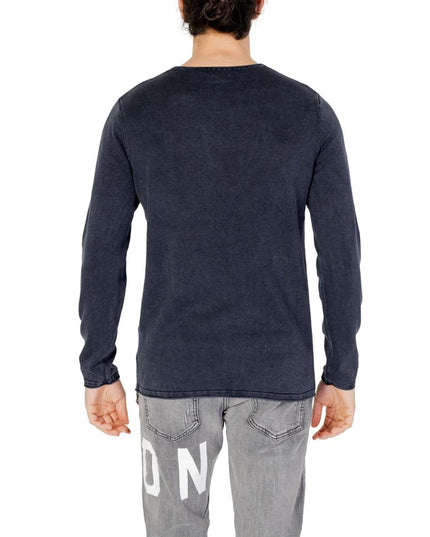 Jack Jones Blue Cotton Sweatshirt