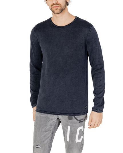 Jack Jones Blue Cotton Sweatshirt