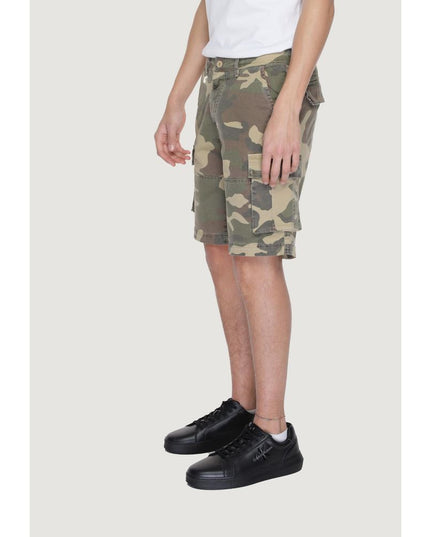 U.S. POLO ASSN. Beige Cotton Bermuda Shorts