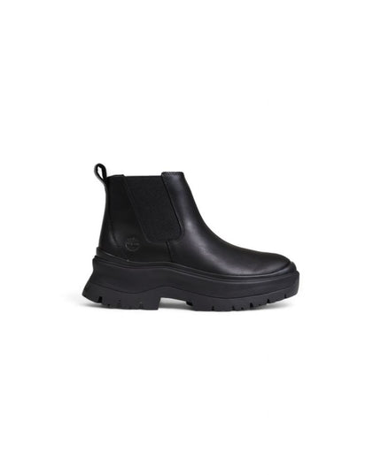 Timberland Black Leather Ankle Boots