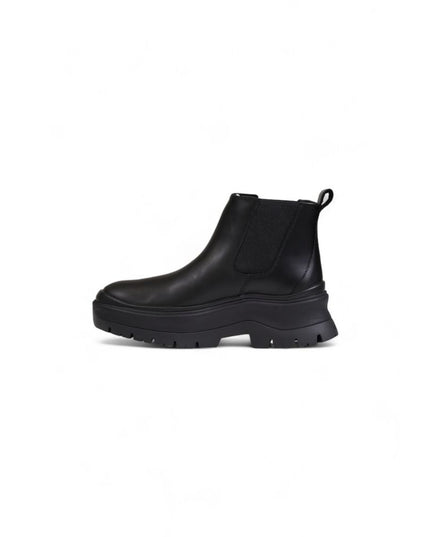 Timberland Black Leather Ankle Boots