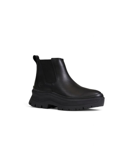 Timberland Black Leather Ankle Boots