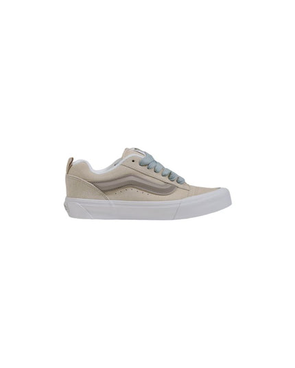 Vans Beige Leather Low Top Sneakers