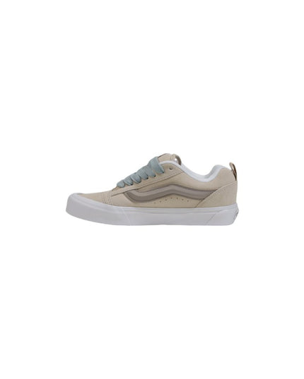 Vans Beige Leather Low Top Sneakers
