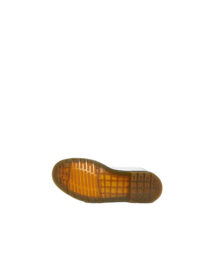 Dr. Martens White Leather Lace-Up Boots