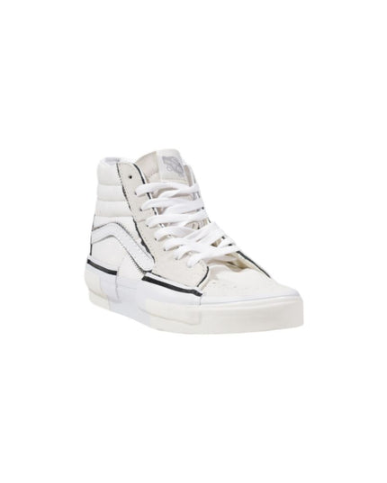 Vans Beige Leather High Top Sneakers