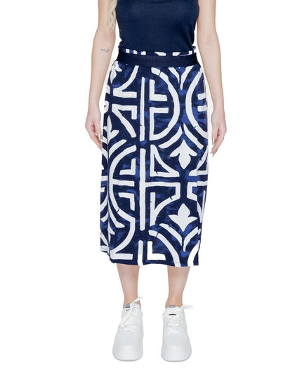 Street One Blue Viscose Long