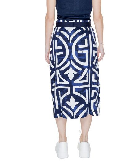 Street One Blue Viscose Long