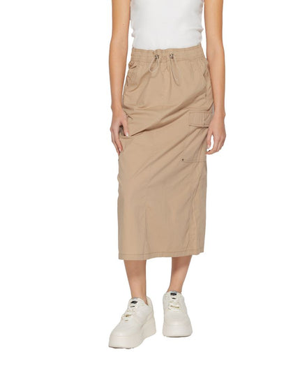 Street One Beige Cotton Skirt