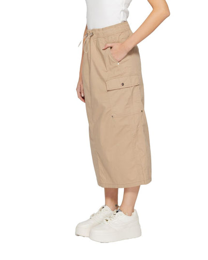 Street One Beige Cotton Skirt