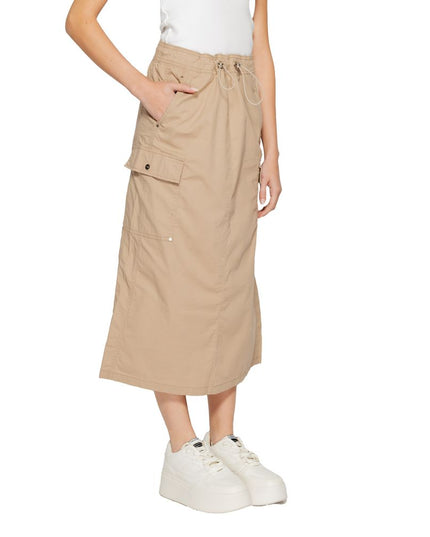 Street One Beige Cotton Skirt