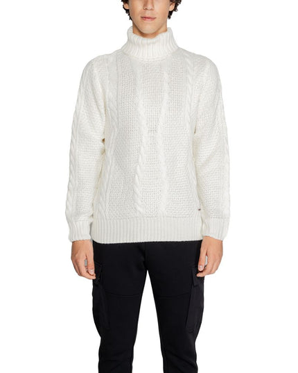 Gianni Lupo White Polyester Turtleneck