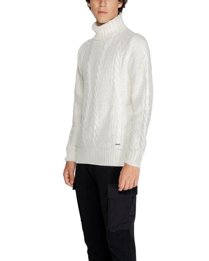Gianni Lupo White Polyester Turtleneck