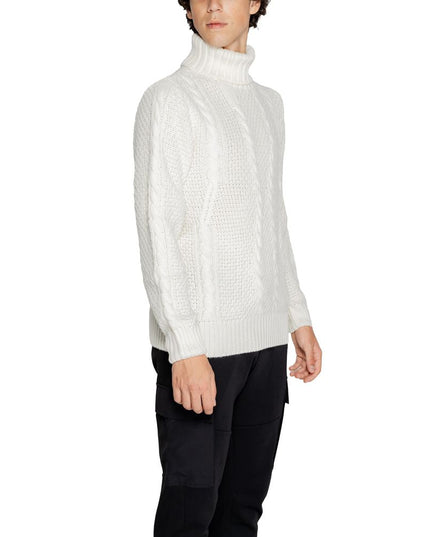 Gianni Lupo White Polyester Turtleneck