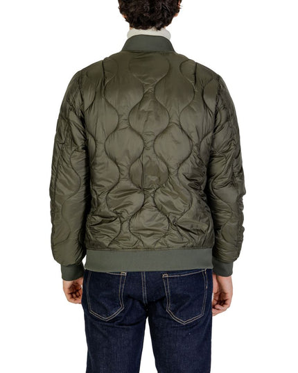 Gianni Lupo Green Polyamide Bomber