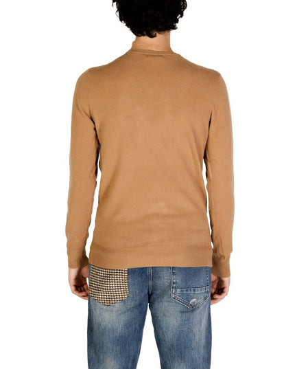 Gianni Lupo Brown Polyester Sweatshirt