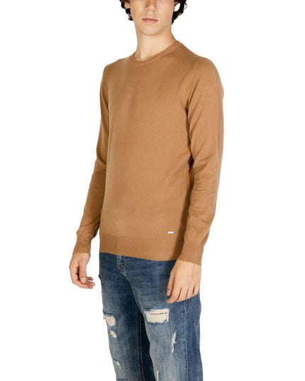 Gianni Lupo Brown Polyester Sweatshirt