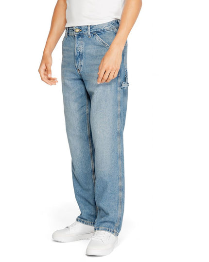 Jack Jones Blue Cotton Relaxed Fit Jeans